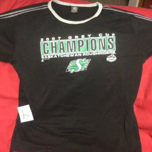 CFL SASKATCHEWAN Roughriders championship tshirt - Picture 1 of 1